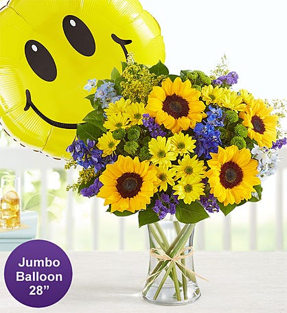 Fields of Europe® Summer with Jumbo Smile Balloon 